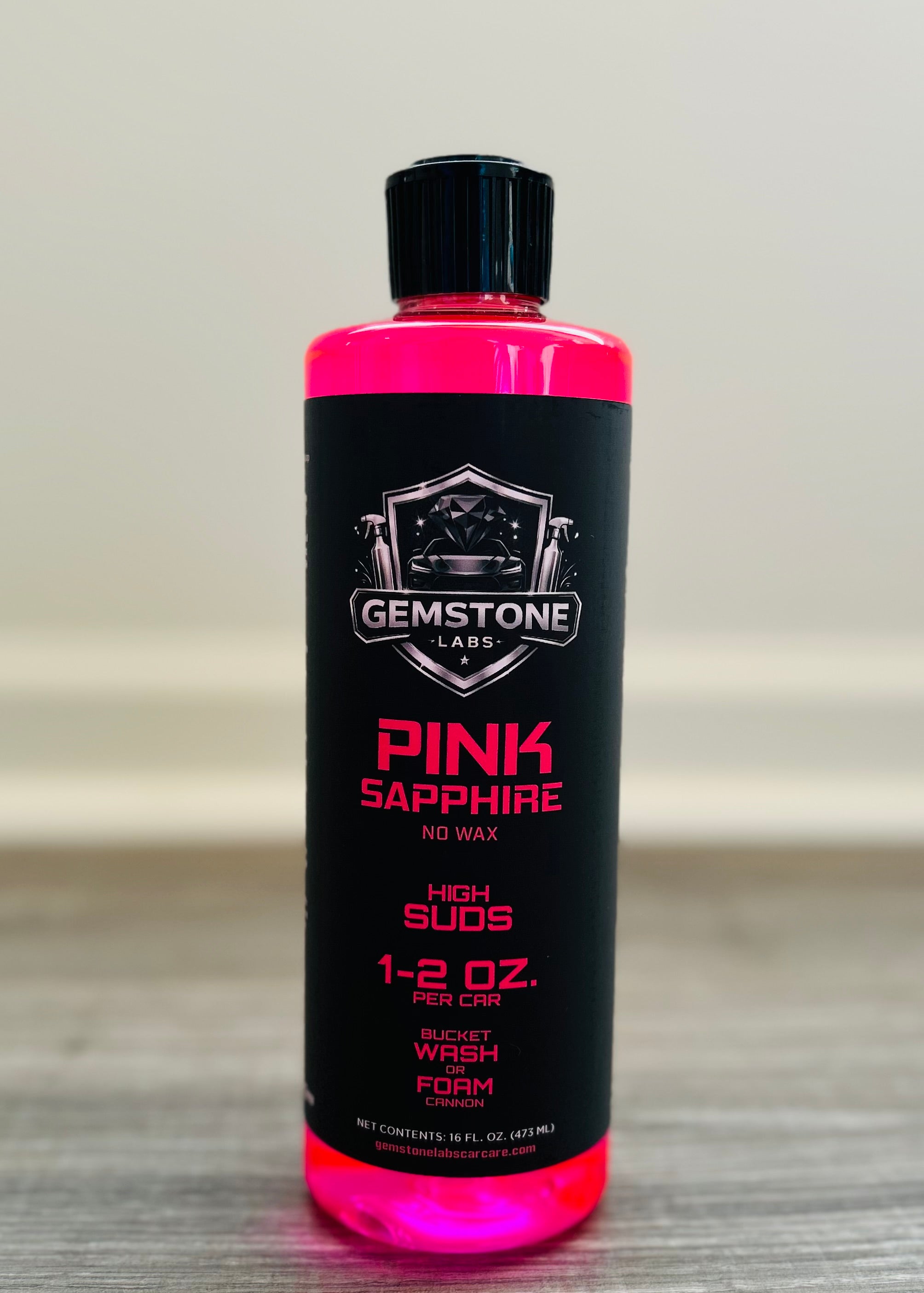 Pink Sapphire High-Foam Wash | pH-Neutral Luxury Car Shampoo